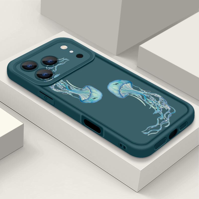 Soft TPU Phone Case For iPhone 17 Pro 15 16 Pro Max 14 13 Pro Max 16e 17e Shockproof Starfish Pattern Silicone Protect Cover