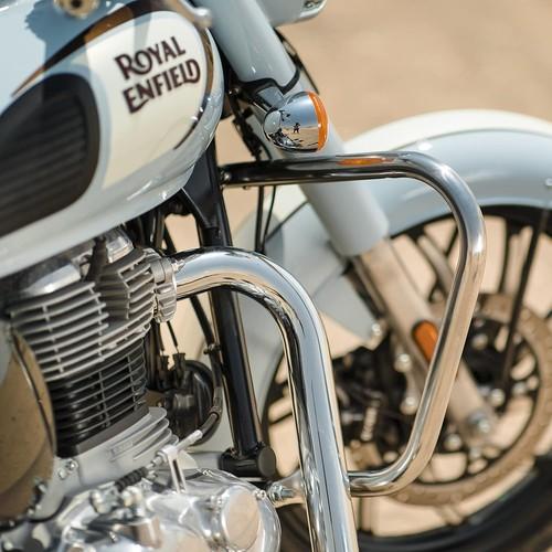 ROYAL ENFIELD Trapezium Engine Guard Polished 350 Meteor/Classic/Bullet/Goan