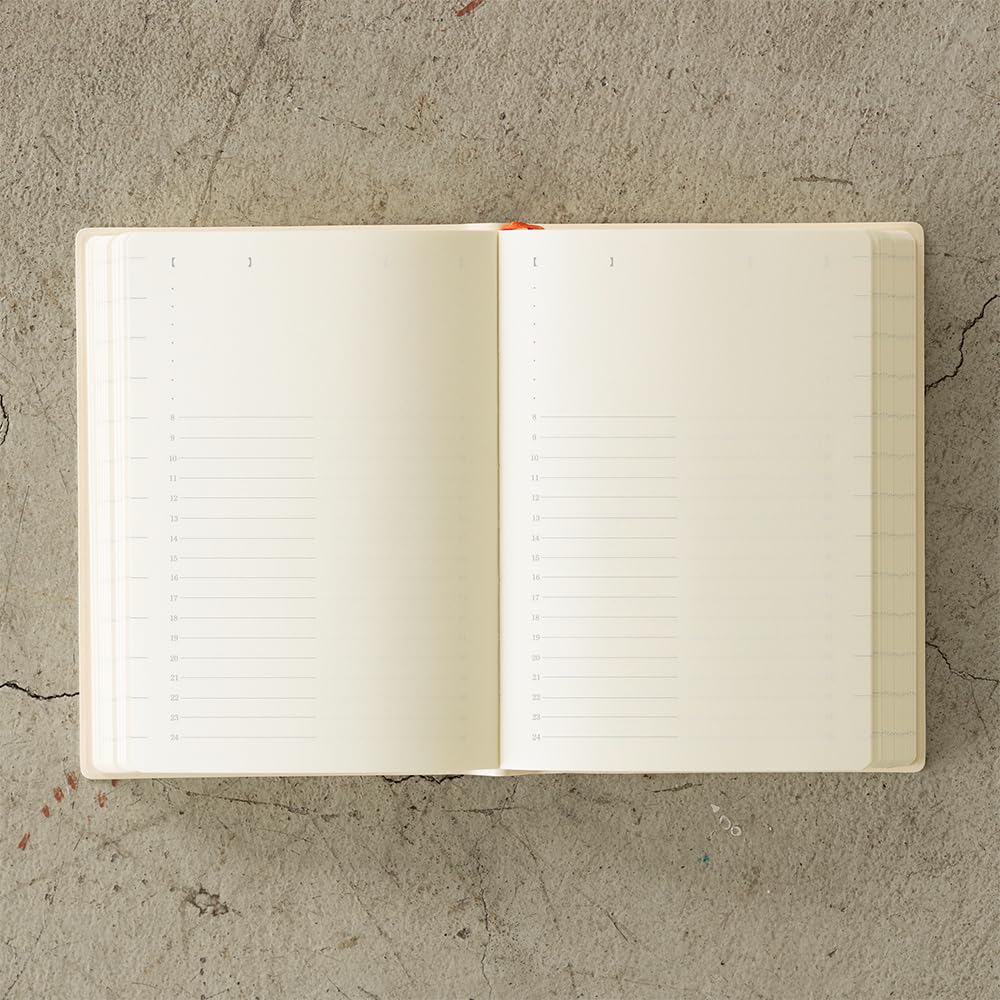 Midori MD Notebook 2026 22408006 December Diary, Paperback, Daily, (Starts 2025)