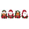 Christmas Tree-Shaped Fabric Doll Ornaments
