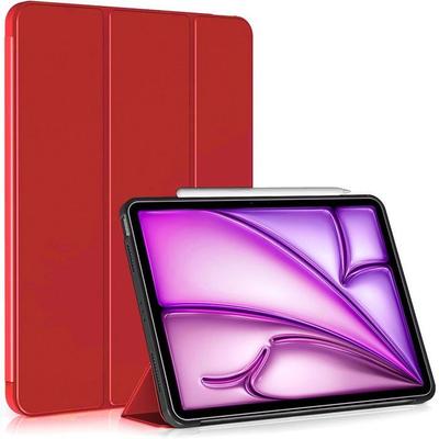Case for iPad Air 11" - E.F.Connection - Shockproof Protection - Anti-Scratch - Red