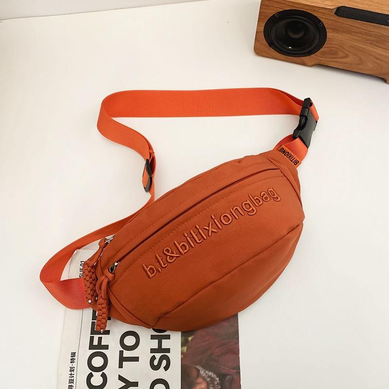 Chest Bag, Fashionable Crossbody Bag, Trendy Simple Sports Waist Bag, Student Shoulder Bag