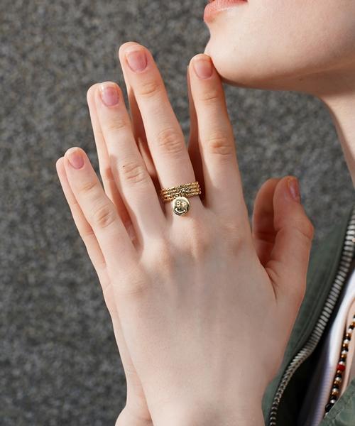 Bonbeau Fancy Twist Dangling Ring