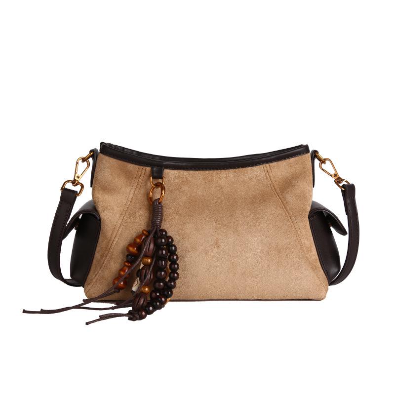 

Women s Retro Large Capacity Handbag - 2025 Autumn/Winter Shoulder & Crossbody Tote, Versatile for Casual or Commute Use коричневий