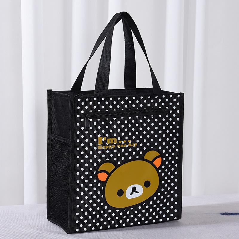 Neue Handtasche mit großem Fassungsvermögen, Lunchtasche, tägliche Handtasche mit Reißverschluss, Einkaufstasche, Aufbewahrungstasche für Studentenlehrbücher