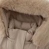 Sleeves Detachable Fashion Woman Long Parkas Winter Coats Hooded Faux Fur Collar Thick Warm Outerwears Women's Jackets