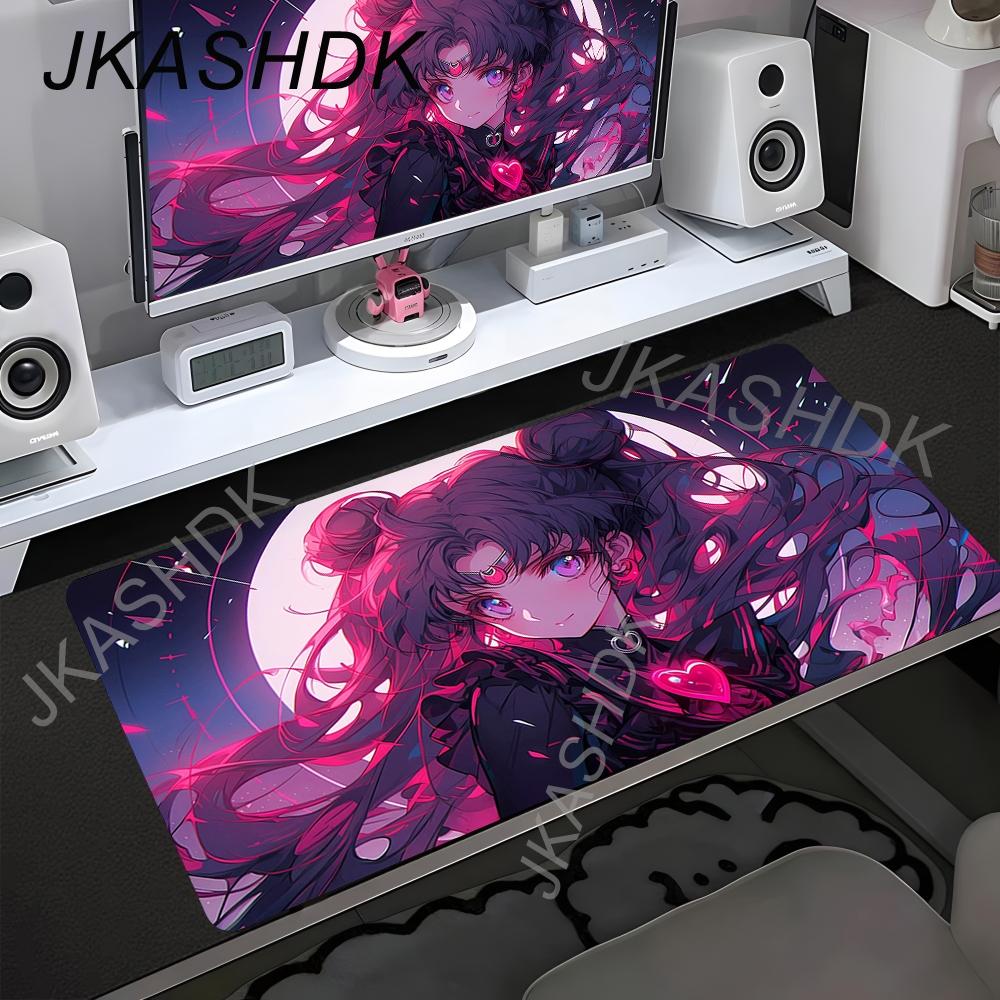 Anime Mouse Pad Deskmat Nonslip Large Keyboard Computer Desk Pad and Coaster for Gamers PC Carpet SSailor Moons Mousepad