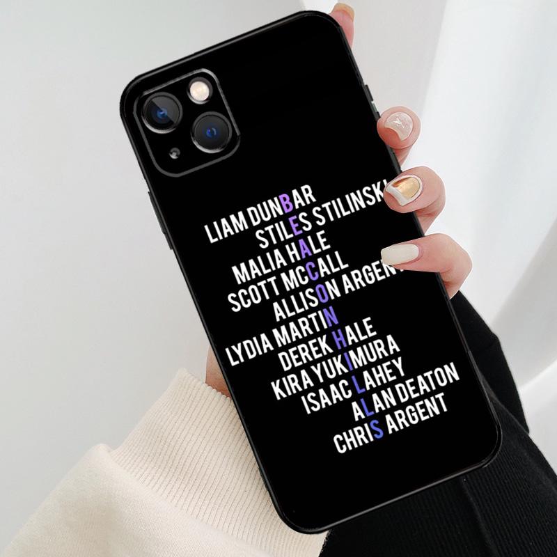 Teen Wolf Beacon Hills Phone Case For iPhone 17 Pro Max 16 15 11 13 12 14 Pro Max mini 15 16 Plus 16e 17 Air Cover