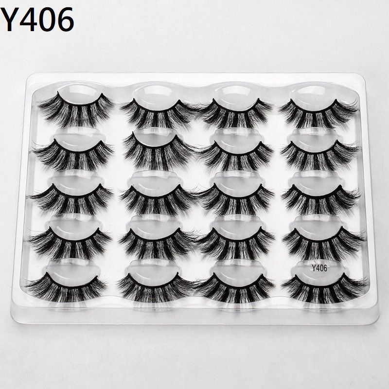 Lashie - Falsche Wimpern (10 Paare) (Verschiedene Designs)