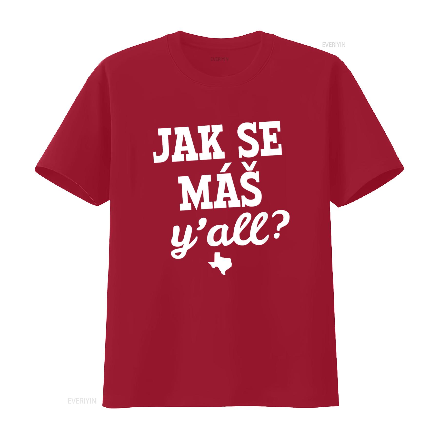 Женская футболка Jak Se Mas Yall Texas Czech Festival Семейная Группа Черная Средний размер винтажная стираная дизайнерская одежда S
