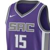 Nike Débardeur de basket-ball imprimé version fan Swingman limitée équipe NBA pour homme, hauts violet 864507-519