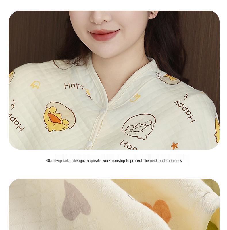 Vier Jahreszeiten Postpartum Baumwollschal zum Stillen - Klimatisierter Raum Schulterwärmer