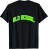 Herren- und Damen-T-Shirts Grafik Old School Grünes Grafik-T-Shirt