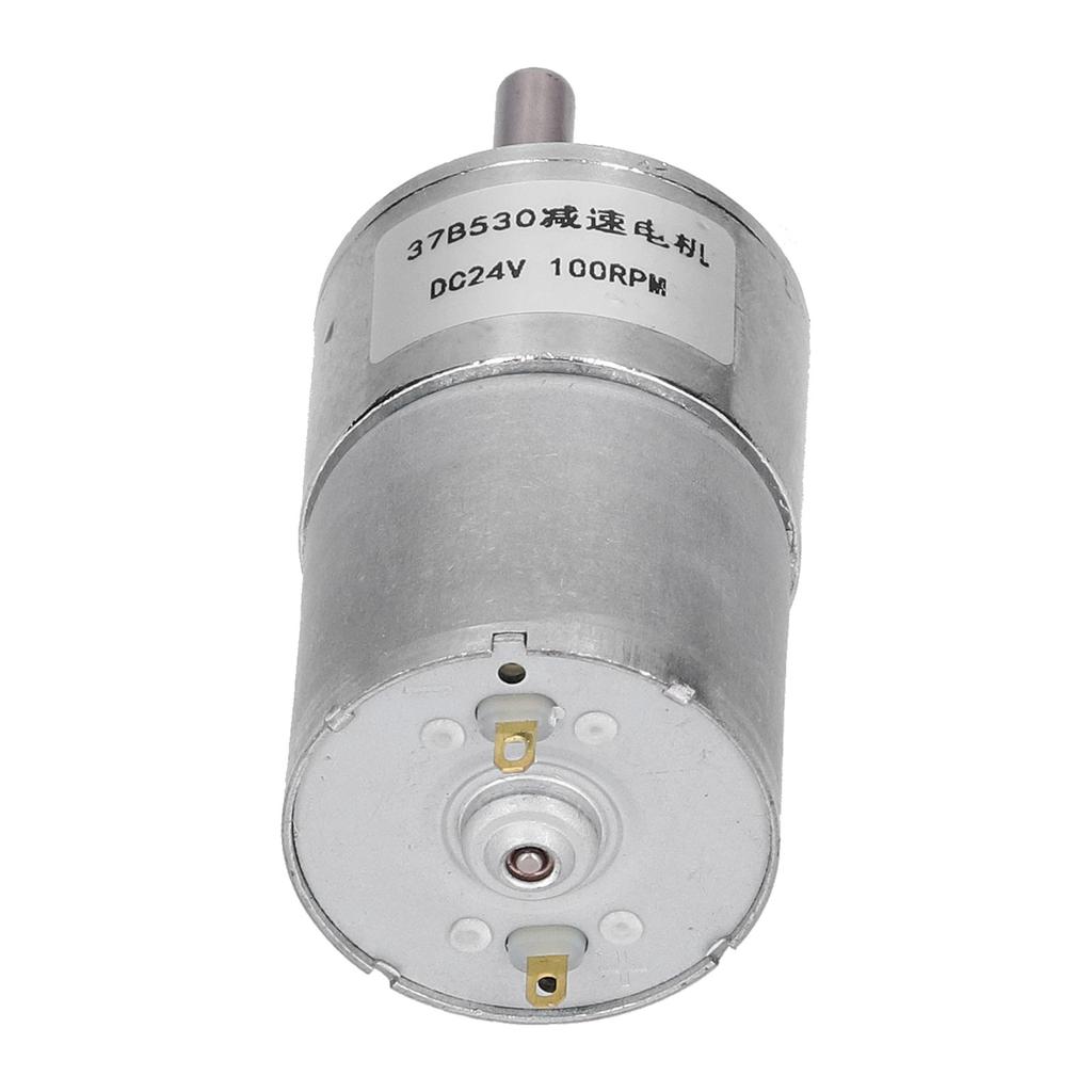 DC Getriebemotor Drehzahlreduzierung Automatisierte Ausrüstung Industriebedarf 24V 100 U/min 37B530
