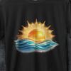 Sun T-shirt, Sunshine Shirt, Summer Shirts, Beach Shirt, Summer Vibes Shirt, Holiday Shirt, Sun Graphic Tee, Retro 90s Shirt, Gift for Her