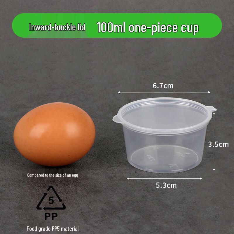 Double Compartment Plastic Condiment Box