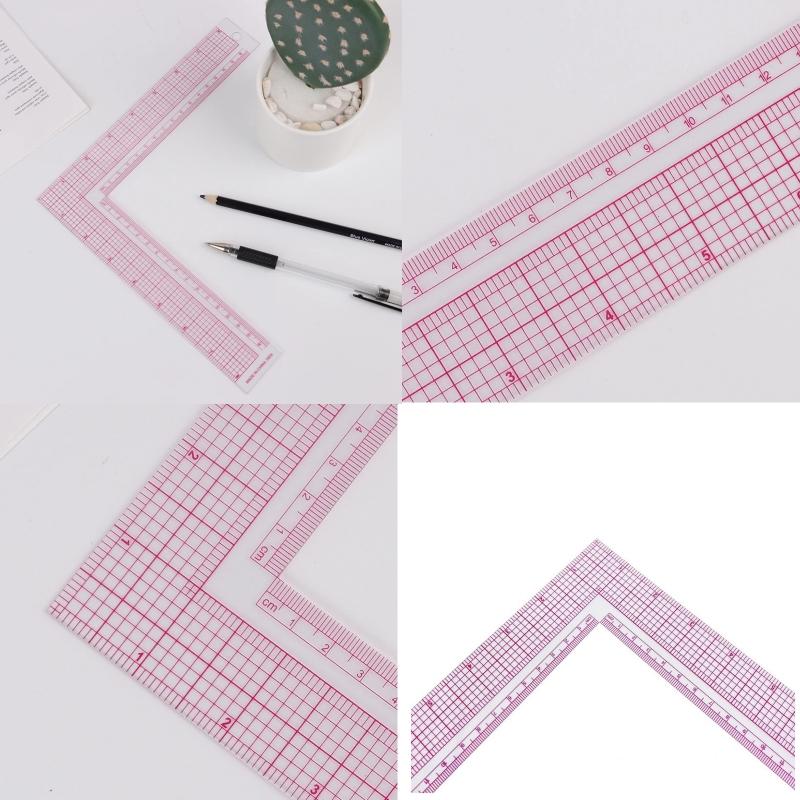 Näh Patchwork Quilting Lineal Kunststoff Kleidungszuschnitt Handwerk Skala Lineal Zeichenbedarf Nähzubehör