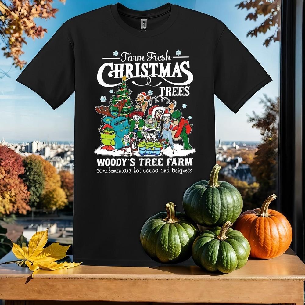 

Lovely Woody Tree Farm Toy Story T-shirt T shirt Men Women Unisex Tshirt SY492 M
