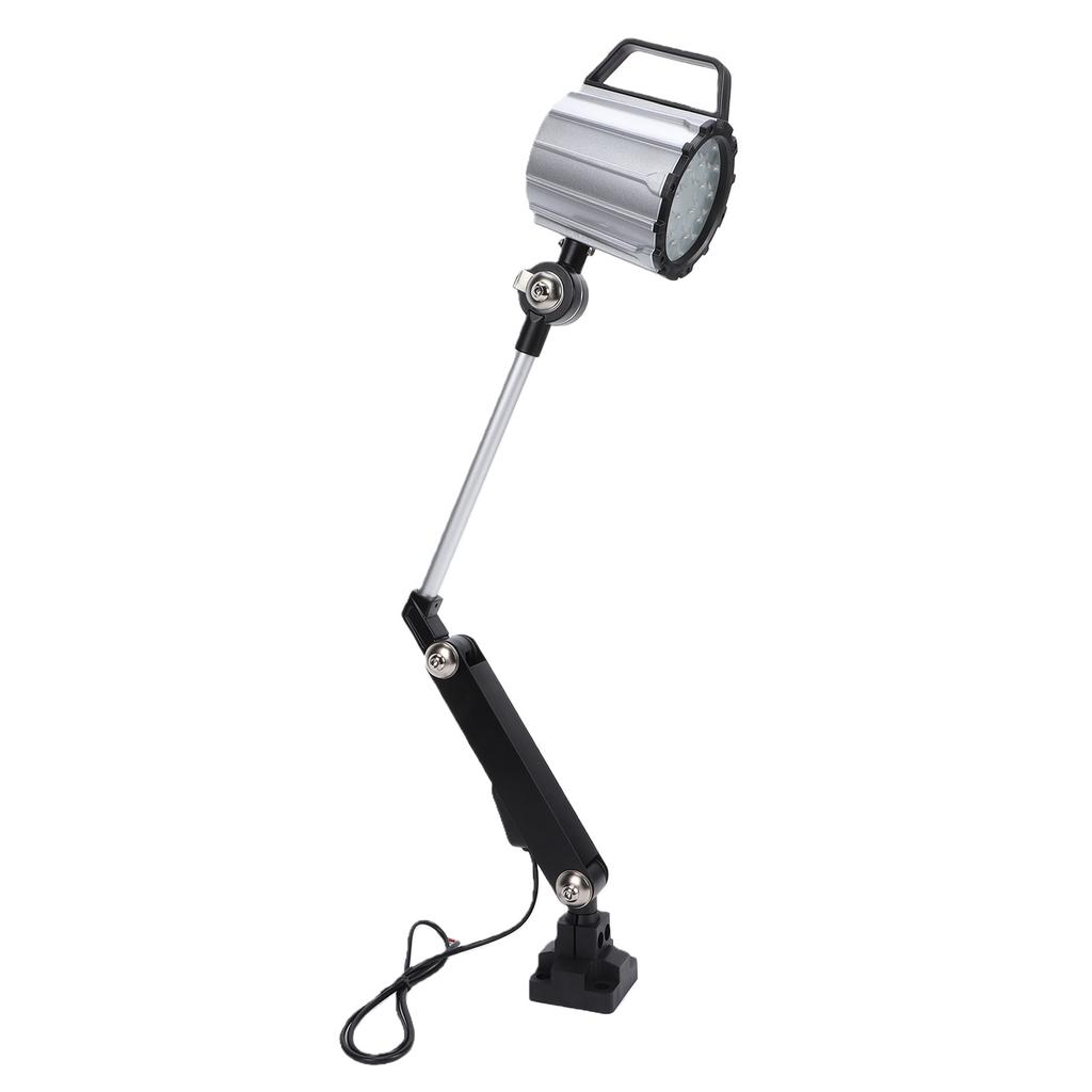 Articulating LED Work Light 18W Machine Lamp Flexible Milling Work Lighting Lamp for Grinding Machines CNC Lathes