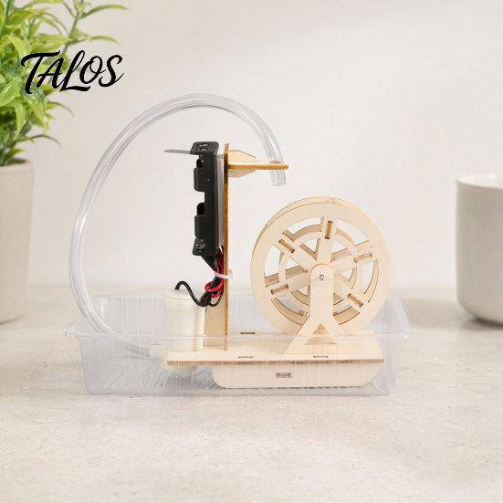 DIY Water Wheel Model, Handmade Water Wheel Craft, Water Wheel Building Educational STEM Toy, Physics Teaching Aid for Classroom