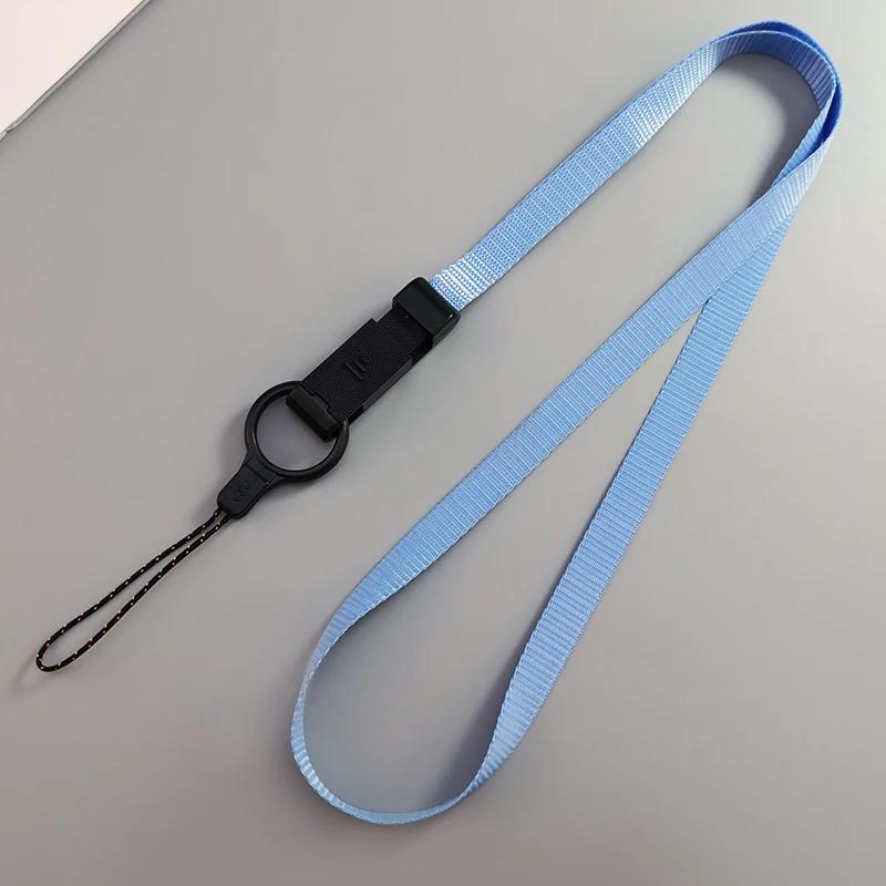 Mobile Phone Lanyard Hanging Neck Rope Men's and Women's Broadband Slip Buckle Chain Key Card Set Universal Long Sling Lanyard
