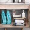 Storage Rack for Kitchen Countertop Garbage Bag Roll Holder Multifunctional Shop Bathroom Pantry