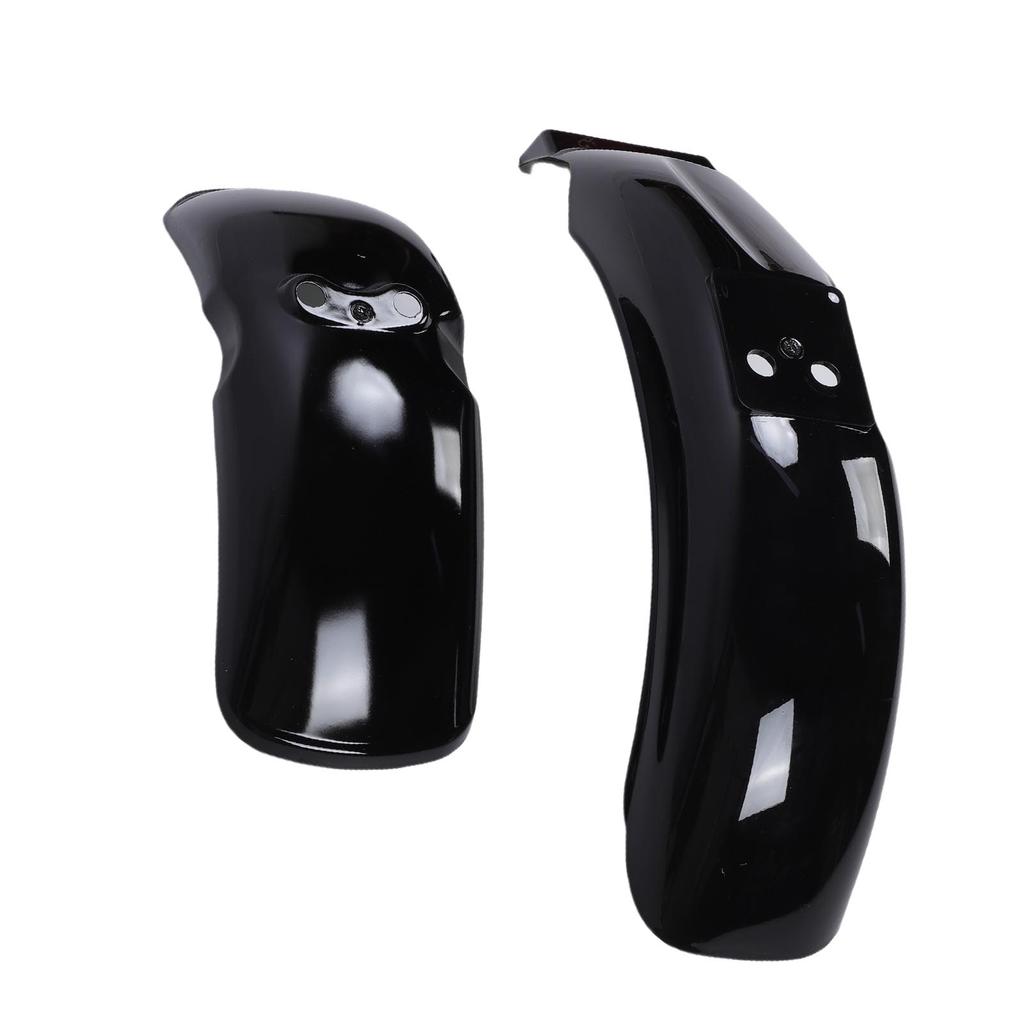 Motorcycle Front Rear Mudguard Protector Set Gloss Black Replacement for Monkey Gorilla Bikes Z50 Z50A Z50J Z110 Z125