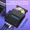 High-Speed USB External DVD Burner for Computer, Laptop & Desktop