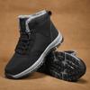 39-46 Autumn and Winter Men's Large Size Plus Velvet Rubber Bottom Winter Shoes Men's Winter Snow Boots