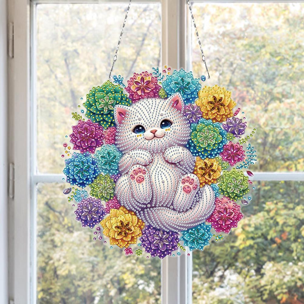 Acrylic 2D Flat Print DIY 5D DIY Diamond Art Tabletop Decorations Diamond Painting Desktop Decorations Bedroom Table Decoration