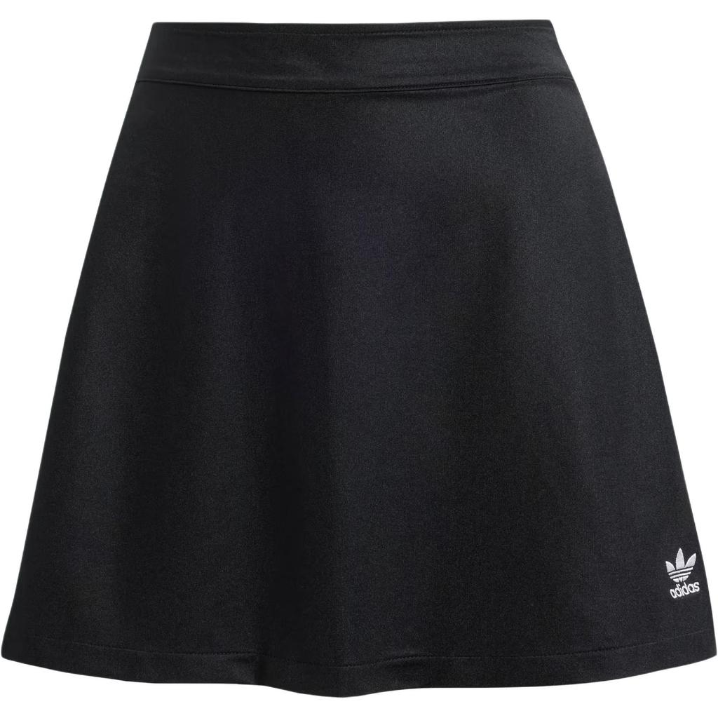 Adidas Originals Striped Logo Short Casual Skirt Women Skirts Black JD0281