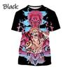 Japonské anime Jujutsu Kaisen 3D potisk tričko Harajuku pánské/dámské ležérní tričko s krátkým rukávem streetové cool