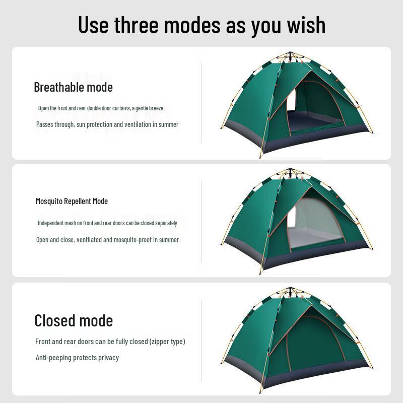 OEING Outdoor Rainproof Folding Camping Tent