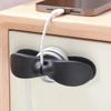 3/6Pcs Kitchen Shelf Bathroom Accessories Silicone Cable Winder Bracket Organizer Clip Coat Racks Coffee Machine Air Fryer Hook