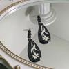 New Chinese Ethnic Style Retro Versatile Earrings Chinese Style Ancient Style Fringed Earrings Cheongsam Hanfu Cold Ear Jewelry
