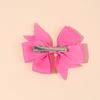 10Pcs Baby Girls Solid Bow Hair Clips Grosgrain Ribbon Bownot Hairpins Children Headwear Hair Accessories