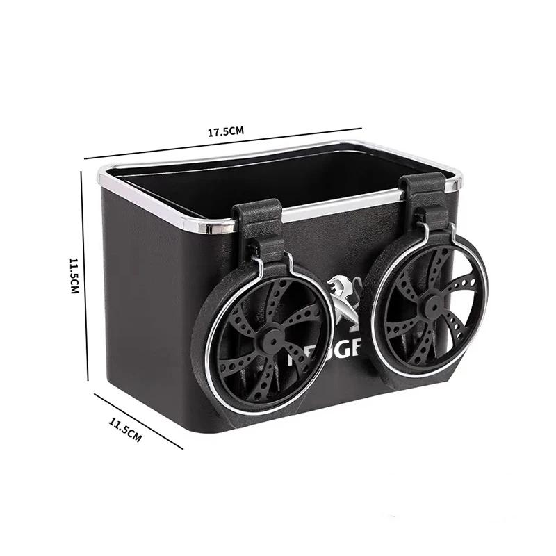 Central Console Armrest Box Upper Lower Storage Box Organizer Container For Peugeot 206 207 307 2008 308 407 408 508 301 208 RCZ