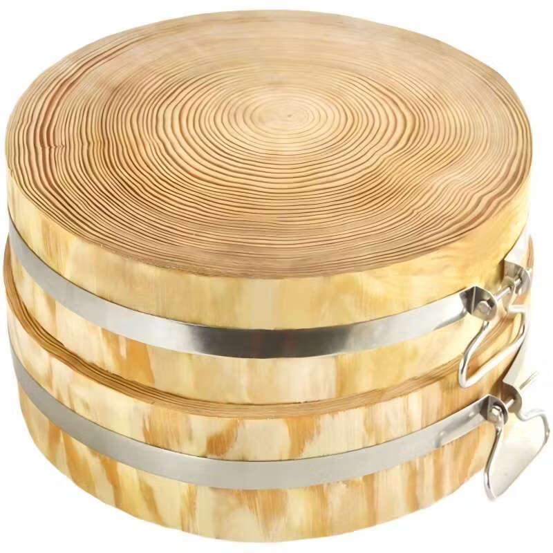 Drui-en Round Solid Pine Wood Chopping Board