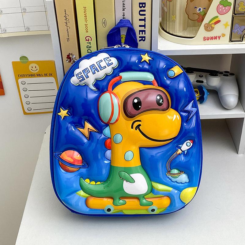 Children's Schoolbag Kindergarten Schoolbag Large Capacity Hard Shell Children's Backpack Cartoon 3D Three-dimensional Backpack