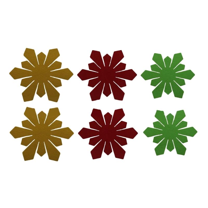 

6pcs Elegant Easters Arrows Petals Table Mats Easters Arrows Petals Placemats Accessory For Home And Restaurant Use 1