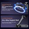 Magnetic Car Phone Holder Folding 360° Rotating Travel Phone Stand Portable Universal Cell Phone Bracket Driving Use
