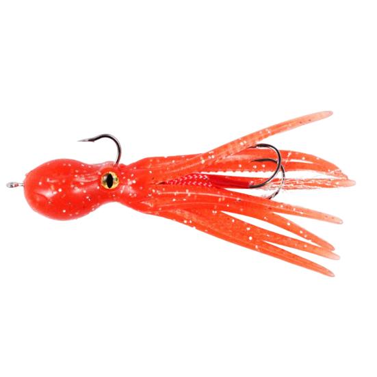 Fishing Lure 3D Eyes Far Throwing Distance Lightweight Sharp Portable Durable Squid Bait Angling Supplies
