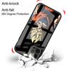 Funda de cristal templado para iPhone 14, 13, Pro, 11, 12, 7, 8 Plus, SE 2022, XR, X, XS Max, 6, 6S, Anime-Dragon-Ball