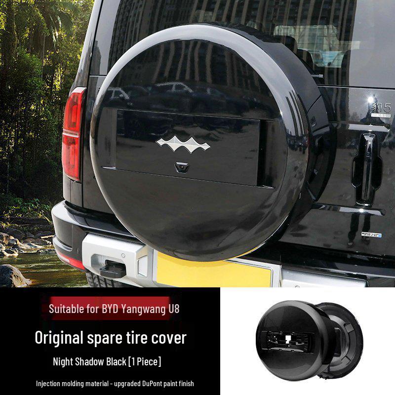 Equation Leopard 5 Full Coverage Spare Tire Cover - Rear Tailgate Protector Accessory