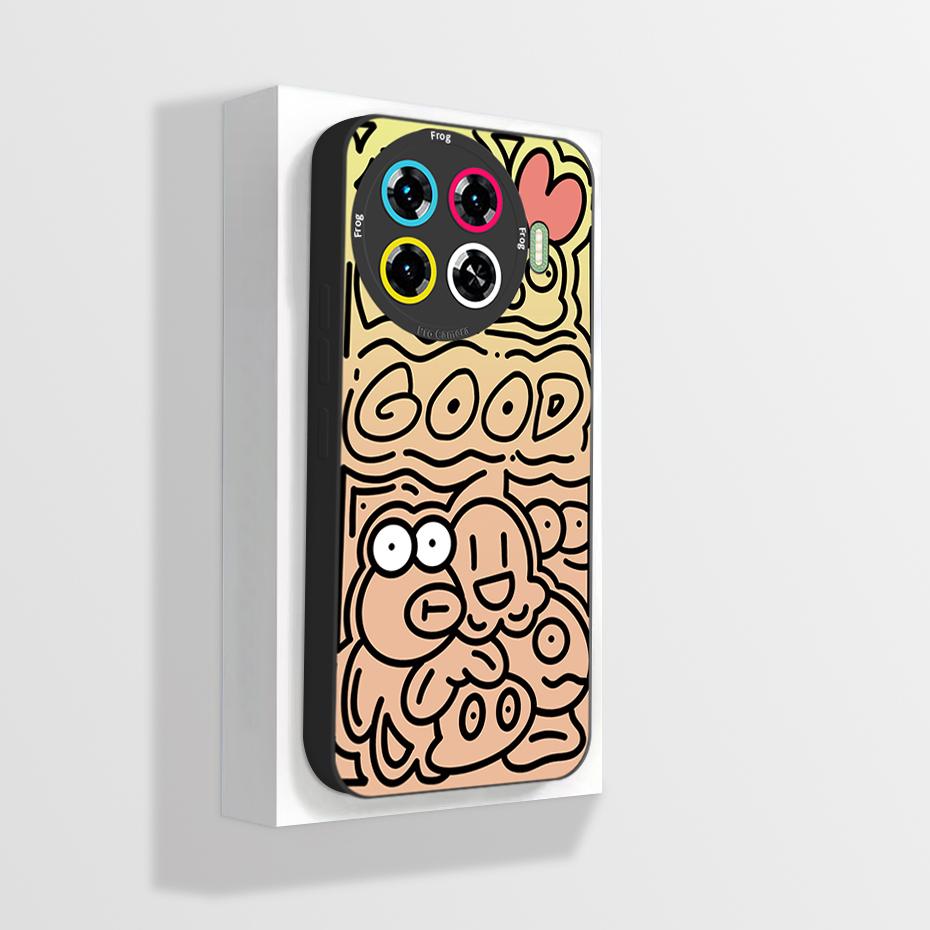 Case For Tecno Spark 20 Pro Plus 4G Phone Cover Cute Astronaut Soft Liquid Silicone Bumper Shell For Tecno Spark20ProPlus Fundas