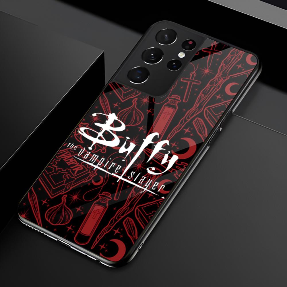 B-Buffy The V-Vampire Slayer Phone Case For Samsung S25 S24 Ultra 23 Fe 22 Plus Galaxy A54 A55 A16 A13 A24 A15 A25 Glass Cover