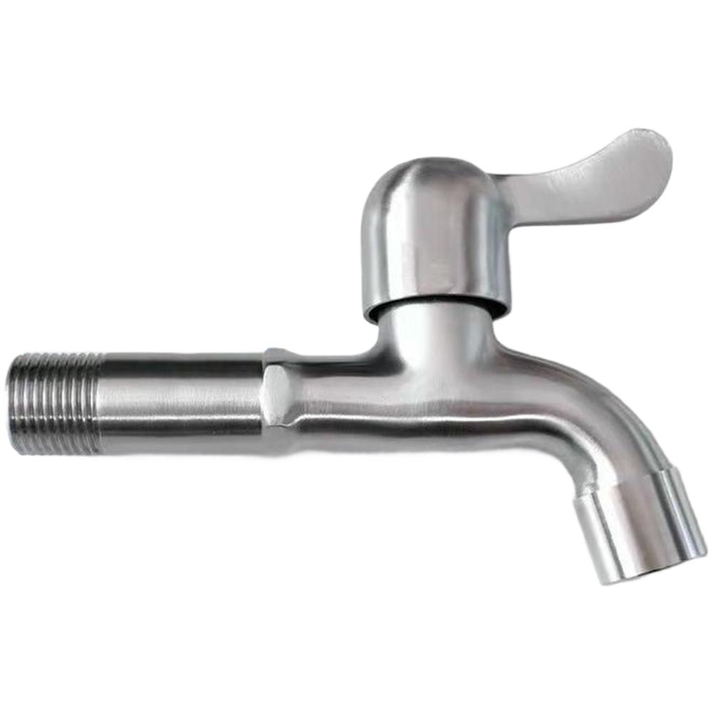 Faucet Stainless Steel Quick Open Faucet High Temperature Resistant Extended Water Tap For Garden Home Bathroom Kitchen Replace