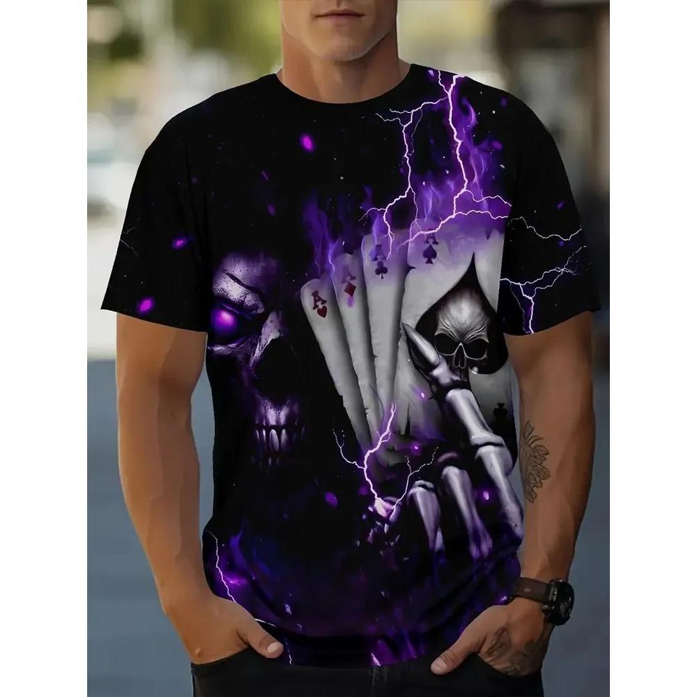 Zomer Dames Casual Mode Creatief Casual Dagelijks T-shirt Los Casual T-shirt 3D Digitale Kleur Geprint T-shirt
