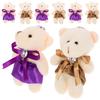 Alasum Small Plush Bears, Set of 10, Fluffy and Cute, Perfect for Kids and Girls, Home Decor, Miniature, Christmas, Graduation, Valentine's Day Gifts