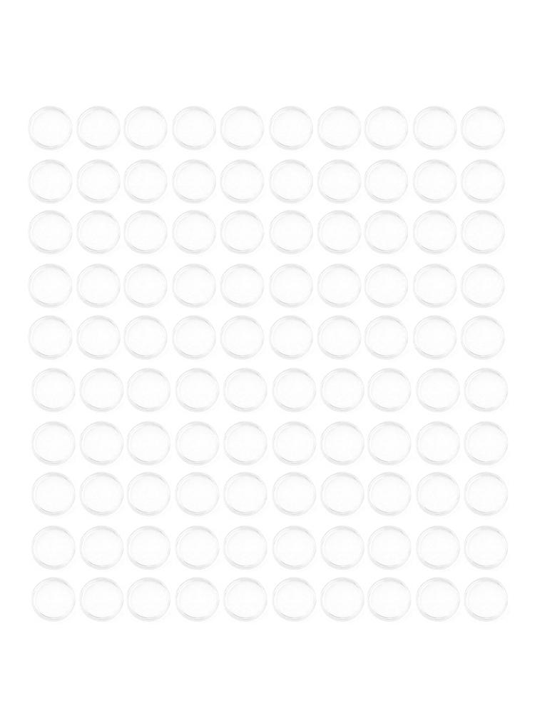 100Pcs Clear Coin Holder Capsules for Safe Keeping and Collection Display
